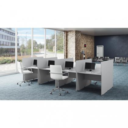 Imagem de Mesa Estação de Trabalho e Atendimento Simples Maxxi Pandin Móveis