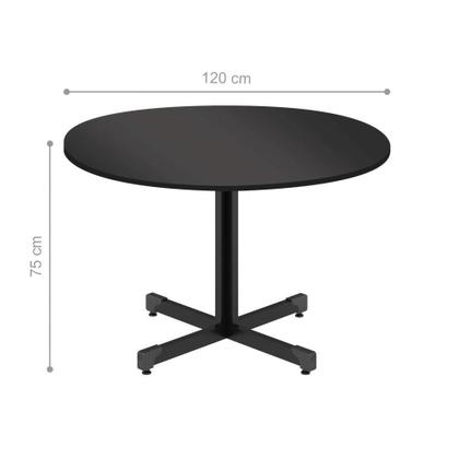 Imagem de Mesa Executiva 1200 Redon Preto Onix