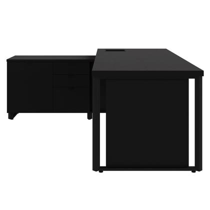 Imagem de Mesa Executiva 1,80m c/ Armário Lateral e Cx de Tomadas F5