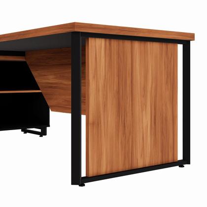 Imagem de Mesa Executiva 1,80m c/ Armário Lateral e Cx de Tomadas F5