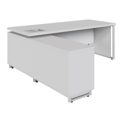 Imagem de Mesa Executiva 2,00m c/ Armário Lateral e Cx de Tomadas F5