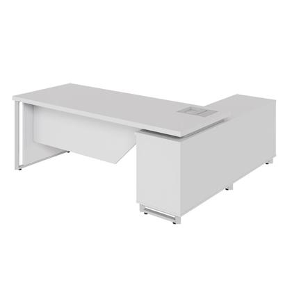 Imagem de Mesa Executiva 2,00m c/ Armário Lateral e Cx de Tomadas F5