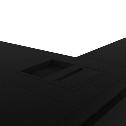 Imagem de Mesa Executiva 2,00m c/ Armário Lateral e Cx de Tomadas F5