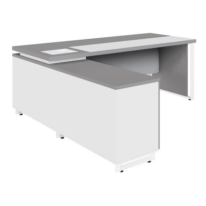 Imagem de Mesa Executiva 2,00m c/ Armário Lateral e Cx de Tomadas F5