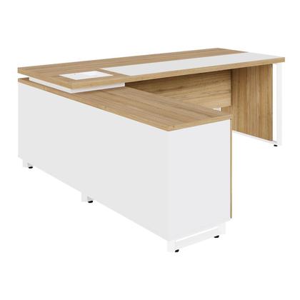 Imagem de Mesa Executiva 2,00m c/ Armário Lateral e Cx de Tomadas F5