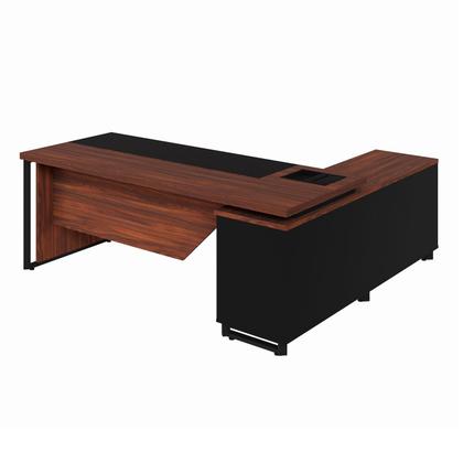 Imagem de Mesa Executiva 2,00m c/ Armário Lateral e Cx de Tomadas F5