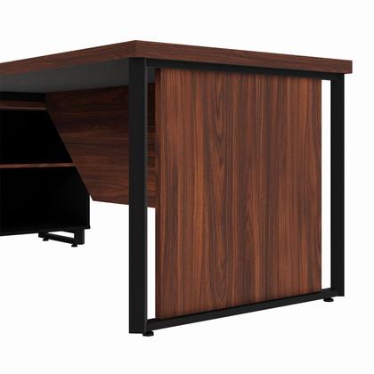 Imagem de Mesa Executiva 2,00m c/ Armário Lateral e Cx de Tomadas F5