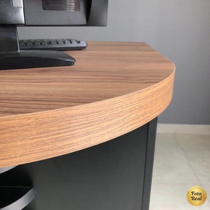 Imagem de Mesa Executiva Premium para Escritório 4 Gavetas Elegante e Funcional