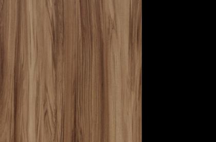 Imagem de Mesa Executiva Web40 c/ Vidro 1,72x1,60m Nogal Sevilha/Preto