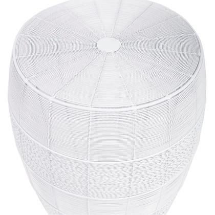 Imagem de Mesa final Offex Metal Modern Industrial Look em forma de tambor