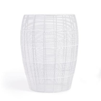 Imagem de Mesa final Offex Metal Modern Industrial Look em forma de tambor