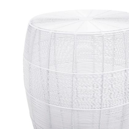 Imagem de Mesa final Offex Metal Modern Industrial Look em forma de tambor