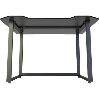 Imagem de Mesa Gamer Fortrek, Preto e Azul, Base em Metal, Tampo de MDF Revestido e Suporta Peso Máximo de 150 Kg - HMG01