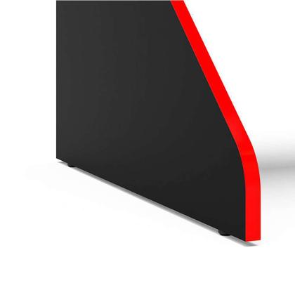 Mesa Gamer Fremont Preta e Vermelha - Politorno Imagem de Mesa Gamer Fremont Preta e Vermelha