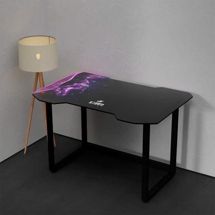 Imagem de Mesa Gamer Hayonik Cyber Siren, RGB, Preto - 86707