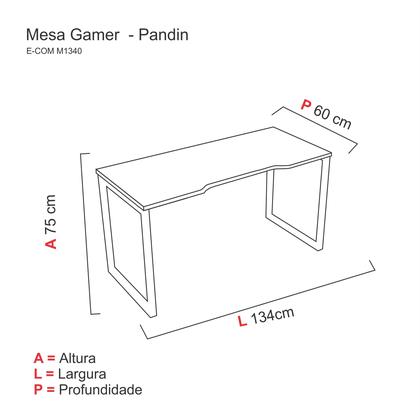 Imagem de Mesa gamer home office