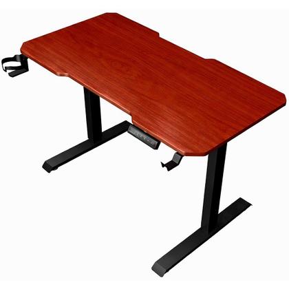 Imagem de Mesa Gamer Lift Rise Mode Madeira MDF, Com Regulagem de Altura Elétrica, 1 Motor, 3 Memorizações, Nogal - RM-ML-01-MN