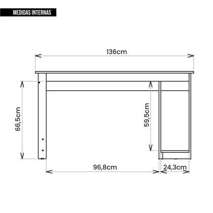Imagem de Mesa Gamer Para Computador Escrivaninha Preta Verde Caemmun