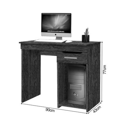 Imagem de Mesa Home Office para Computador Quenia com Gaveta - Preto