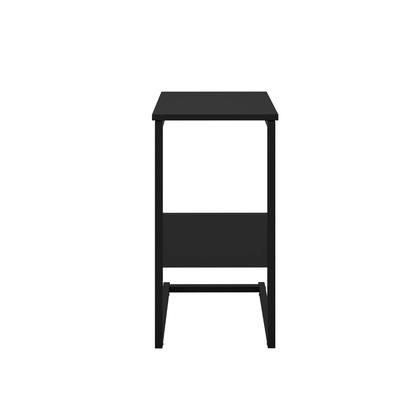 Imagem de Mesa Industrial Lateral Compacta Sofá Sala Funcional Cores Variadas Aço/MDP