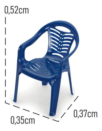 Imagem de Mesa Infantil Azul + 01 Cadeira Infantil Plasnorthon Kit