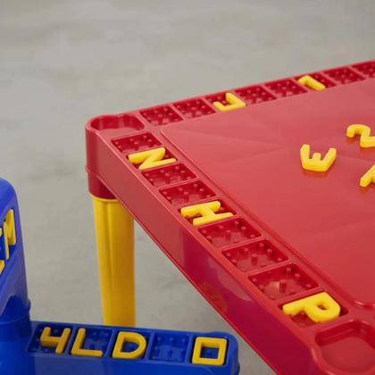 Imagem de Mesa Infantil Com 2 Cadeiras Educativa Para Criancas Tritec