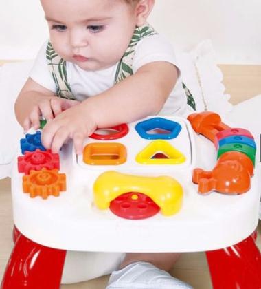 Imagem de Mesa Infantil Didática Play Time Com Atividades Cotiplás
