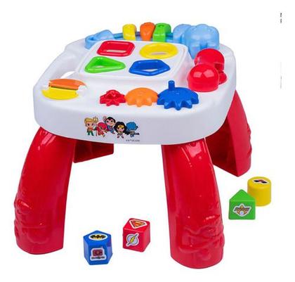 Imagem de Mesa Infantil Didática Play Time Com Atividades Cotiplás