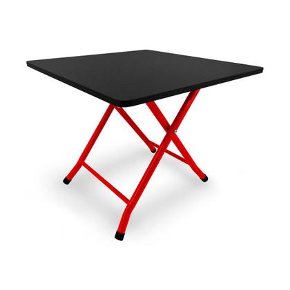 Imagem de Mesa Infantil Havai Dobrável Para Criança Desenhar Vermelho e Preto