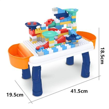 Imagem de Mesa Infantil Para Atividades Interativas Com Blocos de Montar