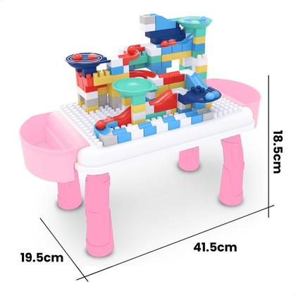 Imagem de Mesa Infantil Para Atividades Interativas Com Blocos de Montar