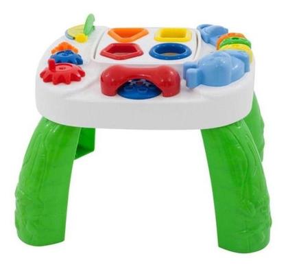 Imagem de Mesa Infantil Play Time De Criança Verde E Branca Cotiplás