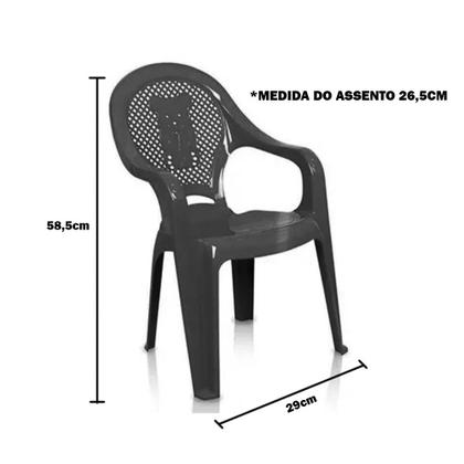 Imagem de Mesa Infantil  Ursinho Com 02 Cadeiras Plásticas Várias Cores