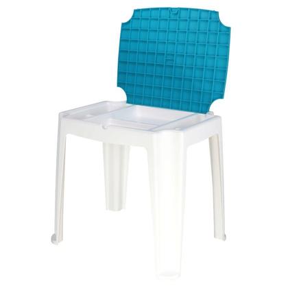 Imagem de Mesa Infantil Versa em Polipropileno Azul e Branco 71 cm Tramontina