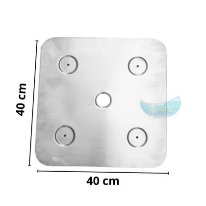 Imagem de Mesa Inox Com Regulagem P/ Piscina Bar Molhado