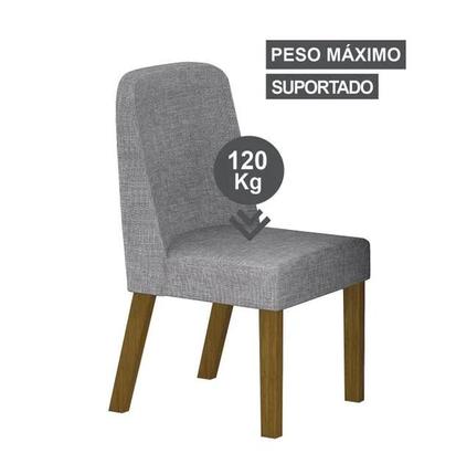 Imagem de Mesa Isís Tampo Orgânico Freijó 6 Cadeiras Isís - Leifer