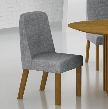 Imagem de Mesa Isís Tampo Orgânico Freijó 6 Cadeiras Isís - Leifer