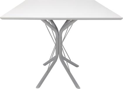 Imagem de Mesa Jantar 70cm Mdf Quadrada Base Apoio 4 Ana Metal