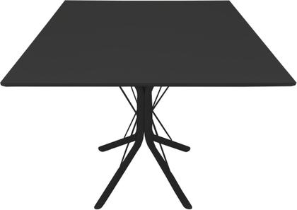 Imagem de Mesa Jantar 70cm Mdf Quadrada Base Apoio 4 Ana Metal