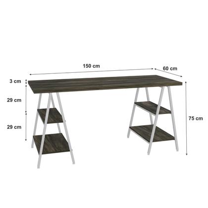 Imagem de Mesa Kuadra Cavalete 150X60X75cm