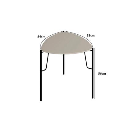 Imagem de Mesa Lateral 56cm de Apoio para Sala Multiuso 100% MDF