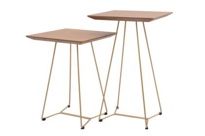 Imagem de Mesa Lateral Alta Apoio Ine Charme Industrial