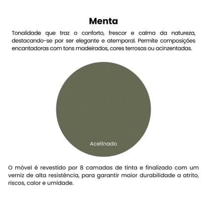 Imagem de Mesa Lateral Apoio Mdf 45cm Multimóveis Cr45302 Menta