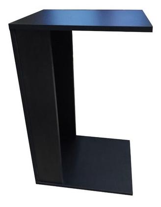 Imagem de Mesa Lateral Apoio P/ Sofá Estofado Bandeja Note Cor Madeira