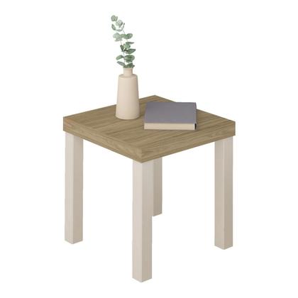 Imagem de Mesa Lateral Apoio Quadrada 45cm com Pés Multimóveis CR45303