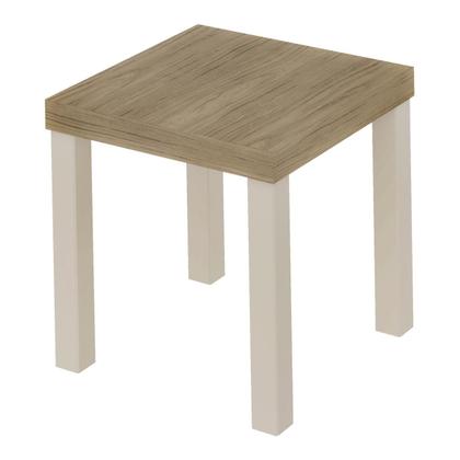 Imagem de Mesa Lateral Apoio Quadrada 45cm com Pés Multimóveis CR45303