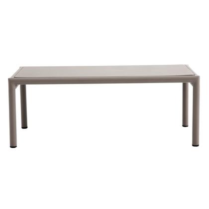 Imagem de Mesa Lateral com Tampo Alumínio 40x80cm Refúgio CabeCasa MadeiraOriginals