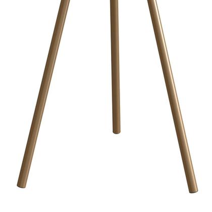 Imagem de Mesa Lateral de Apoio com pés metálicos 35X35cm Complementos Artesano