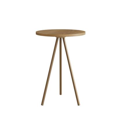 Imagem de Mesa Lateral de Apoio com pés metálicos 35X35cm Complementos Artesano