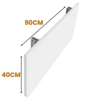 Imagem de Mesa Lateral Dobrável Retrátil 90cm x 40cm Cozinha Sala Quarto Maclavi Móveis